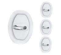 QWEERASS 4PCS Car Door Lock Cover, for Nissan Juke I SUV, Crossover 2010-2019 Door Latch Cover Protective Covers Rust Cover Door Lock Styling Accessories,B