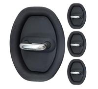QWEERASS 4PCS Car Door Lock Cover, for Toyota C-HR I 2016-2023 / bZ4X 2022-2024 Door Latch Cover Protective Covers Rust Cover Door Lock Styling Accessories,A