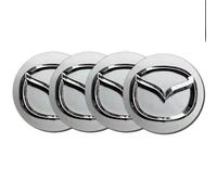 QWEERASS 4pcs Car Hub Caps,for Mazda CX-60 I 2022-2024 Auto Wheel Center Cover Waterproof Wear Resistance Caps Rim Protector Accessories