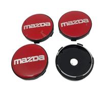 QWEERASS 4pcs Car Hub Caps,for Mazda MX-5 Miata NA NB NC ND 1990-2019 2020 2021 2022 2023 60MM Auto Wheel Center Cover Waterproof Wear Resistance Caps Rim Protector Accessories