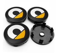 QWEERASS 4pcs Car Hub Caps,for Smart EQ Fortwo Forfour 453 451 452 450 454 Auto Wheel Center Cover Waterproof Wear Resistance Caps Rim Protector Accessories