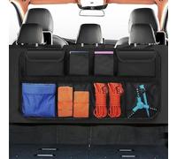 QWEERASS Car Boot Bags, for Toyota C-HR I 2016-2023 / bZ4X 2022-2024 Car Boot Seat Organiser Seat Back Protectors Foldable Cargo Net Storage Accessories