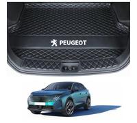 QWEERASS Car Boot Mat Liner, for Peugeot 308 III Hatchback 2021-2023 Car Leather Boot Mats Anti Scratch Anti Slip Protector Pad Cargo Tray Liners,A