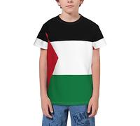 QWEFVB Flag of Trinidad and Tobago Youth Short Sleeve T-Shirt Tee for Teens Shirts Boys Girls