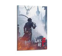 QWEIVDCP Game P's Lies Poster8 Poster Decorative Painting Canvas Wall Posters And Art Picture Print Modern Family Bedroom Decor Posters 20x30inch(50x75cm)