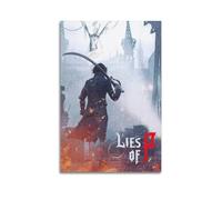 QWEIVDCP Game P's Lies Poster8 Poster Decorative Painting Canvas Wall Posters And Art Picture Print Modern Family Bedroom Decor Posters 20x30inch(50x75cm)