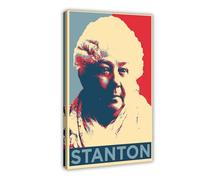 QWEJGFA Elizabeth Cady Stanton Original Art Canvas Poster Bedroom Decor Landscape Decor Gift 20x30inch(50x75cm)