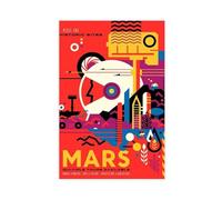 QWEJGFA Mars Multiple Tours Available Canvas Poster Bedroom Decor Landscape Decor Gift 08x12inch(20x30cm)