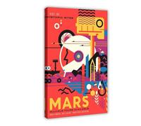 QWEJGFA Mars Multiple Tours Available Canvas Poster Bedroom Decor Landscape Decor Gift 16x24inch(40x60cm)