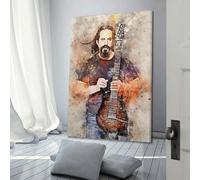 QWEJNVCZ John Petrucci Guitarist Poster1 Poster Decorative Painting Canvas Wall Posters And Art Picture Print Modern Family Bedroom Decor Posters 24x36inch(60x90cm)