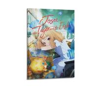 QWEJNVCZ Josie's Tiger And The Fish Anime Movie Poster Poster Decorative Painting Canvas Wall Posters And Art Picture Print Modern Family Bedroom Decor Posters 20x30inch(50x75cm)