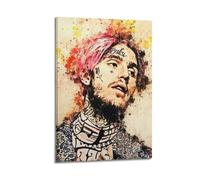 QWEJNVCZ Lil Pip Rapper Poster7 Poster Decorative Painting Canvas Wall Posters And Art Picture Print Modern Family Bedroom Decor Posters 16x24inch(40x60cm)