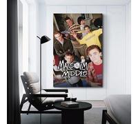 QWEJNVCZ Malcolm Family Movie Poster Poster Decorative Painting Canvas Wall Posters And Art Picture Print Modern Family Bedroom Decor Posters 12x18inch(30x45cm)