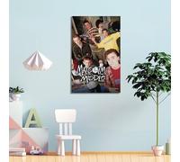 QWEJNVCZ Malcolm Family Movie Poster Poster Decorative Painting Canvas Wall Posters And Art Picture Print Modern Family Bedroom Decor Posters 24x36inch(60x90cm)