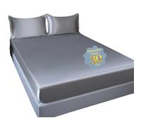 QWell® Mattress Protector | Breathable Cover with Zip | Up to 30 cm Height | Protects Against Mites, Dust, Sweat | Anti-Allergic | Not Waterproof | Without Pillows (Grey, 80 x 190-200)