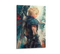 QWERISXNC Final Fantasy Art Poster20 Poster Decorative Painting Canvas Wall Posters And Art Picture Print Modern Family Bedroom Decor Posters 20x30inch(50x75cm)