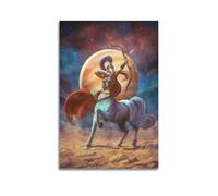 QWERISXNC Sagittarius Warrior Constellation Poster Poster Decorative Painting Canvas Wall Posters And Art Picture Print Modern Family Bedroom Decor Posters 16x24inch(40x60cm)