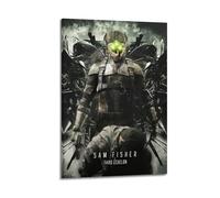 QWERISXNC Splinter Cell Sam Fisher Poster Poster Decorative Painting Canvas Wall Posters And Art Picture Print Modern Family Bedroom Decor Posters 08x12inch(20x30cm)