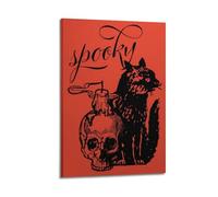 QWERISXNC Spooky Retro Decorative Poster Poster Decorative Painting Canvas Wall Posters And Art Picture Print Modern Family Bedroom Decor Posters 16x24inch(40x60cm)