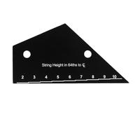 Qwertfeet Fret Leveling Tool Guitar Bass Neck Fingerboard Measuring Ruler Guitar Fret Rocker Level Tool