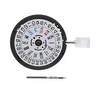Qwertfeet NH36/NH36A Automatic Mechanical Movement 24 Jewels White Datewheel Crown at 3.0 Watch Mechanism Replacements