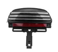 QWERTV Brake Light For Dyna Fat Bob For Softail 2006-2015 | Motorcycle Tri-Bar Rear Brake Tail LED Lamp Lighting Bracket Mount For Dyna Fat Bob For Softail 2006-2015