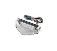 QWERTV Brake Light For Pit Dirt Bike ATV For Chopper For | Motorbike LED Tail License Light 12V Rear Brake Lamp For Pit Dirt Bike ATV For Chopper For Cruiser Number Plate Taillight