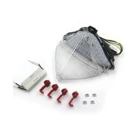 QWERTV Brake Light For Yzf R1 2004 | Tail Light Brake Light Turn Signals For Yzf R1 2004 2005 2006 04-06 05 Smoke Motorcycle Parts