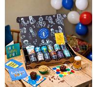 QWERTY Beer Box Happy Birthday Pale Ale & IPA Beer Gift Hamper | Size: 1 Pack QWERTY Beer Box Multicolor 1 Pack