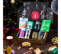 QWERTY Beer Box Merry Christmas Craft Lager Beer Gift Hamper | Size: 1 Pack QWERTY Beer Box Multicolor 1 Pack