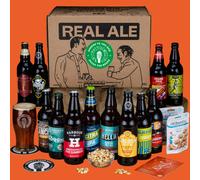 QWERTY Beer Box Traditional British Real Ale Hamper (12 x 500ml Bottles) - Cheers Dad