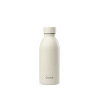 Qwetch - Insulated Bottle 500ml Sand - ICON - Compact & Elegant Design Water Bottle Made from Recycled Stainless Steel - 24h Cold & 12h Hot - Leakproof