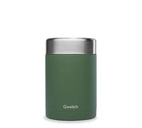 QWETCH - Insulated Lunch Box - Granite Khaki 600ml - Stainless Steel food box - 5h Hot and 7h Cold - BPA free, Waterproof & Reusable - Lunch Box for office, picnic, hiking