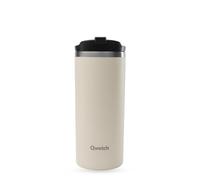 QWETCH - Insulated Travel Mug - Sand 470ml - Stainless Steel Coffee & Tea Thermo - 6h Hot and 12h Cold - Waterproof, Travel Mug