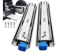 QWEZIX with Lock Heavy Duty Drawer Runners Full Extension W53xL750mm 103kg | Side Mount 300-1000mm Ball Bearing Drawer Slides Easy Install For Cabinet Garage RV Truck Workshop Tool Box 1 Pair