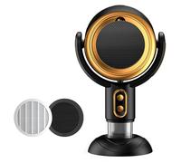QWEZXO PuffHide Purifier & odor Away Purifier Fan Portable Black Gold Adjustable Angle Puff-Hide Smoking Fan, Tabletop SmokePurifier Filters for Removes odor(Plug-In)