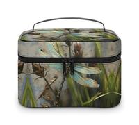 QWHJK Multi-function Storage Bag, Dancing Dragonfly Printed Bathroom Storage Makeup Bag, Portable Multi-function Storage Bag, Dancing Dragonfly, 25x18x15cm