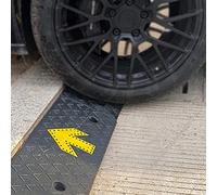 QWHJYBOV Garage Ramp Edge Heavy Duty Threshold Ramp 2 3 4 5 6 Inches Rise, Driveway Curb Rubber Wheelchair Transition Ramp, Garage Entry Ramp Easy to Fix Rise)/Onecolor/8Cm (3 1/8In) Rise