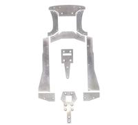 QWHTYO Compatible With ARRMA For Felony For Infraction For Limitless 1/7 RC Car Parts Metal For Chassis Armor Protection Skid Plate Front Bumper RC Spare Part(Chassis Armor)