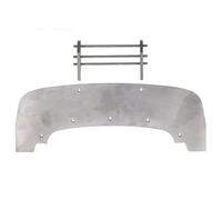 QWHTYO Compatible With ARRMA For Felony For Infraction For Limitless 1/7 RC Car Parts Metal For Chassis Armor Protection Skid Plate Front Bumper RC Spare Part(Bumper)