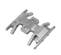 QWHTYO Compatible With Axial For SCX24 90081 1/24 RC Crawler Car Upgrade Parts Metal Gearbox Mount Base Transmission Holder Skid Plate RC Spare Part