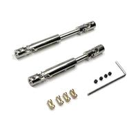 QWHTYO Compatible With MN168 For MN82 For MN78 1/12 RC Car Upgrade Parts Accessories Metal CVD Driveshaft With 3mm To 4mm Shaft Sleeve RC Spare Part