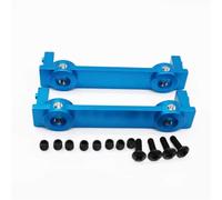 QWHTYO Compatible With RGT 86100 86100JC FTX5579 1/10 RC Cars Part Accessory 2pcs Front Rear Bumper Mount Aluminum Alloy Falling Protector RC Spare Part(Blue)