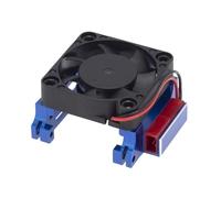 QWHTYO Compatible With Slash For Stampede For Rustler For VXL For Traxxas 3s 1/10 RC Cars Parts Aluminum ESC Radiator Fan For 3340 Cooling System RC Spare Part