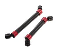 QWHTYO Compatible With Traxxas For Trx-4 Rc For Rock Crawler For Monster Truck Parts Car 2Pcs Front And Rear Metal Axle Cvd Drive Shaft RC Spare Part