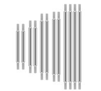 QWHTYO Compatible With TRX6 1/10 RC Crawler Car Upgrade Parts Accessories Stainless Steel Links Rod For Chassis Suspension Linkage RC Spare Part