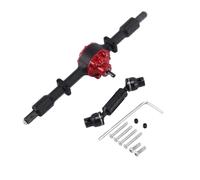 QWHTYO Compatible With WPL D12 B14 B24 B16 B36 C14 C24 C34 C44 RC Car Upgrade Parts Accessories Metal Rear Axle Bridge With Drive Shaft RC Spare Part