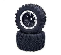 QWHTYO Compatible With ZD For Racing MX-07 1/7 RC Car Upgrade Spare Parts Accessories 2Pcs 188mm Tire Wheel Tyre 8752 8753 For Silver RC Spare Part