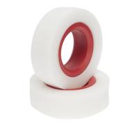 QWHTYO RC Car Tires Tyre Rims Compatible With Axial For SCX10 90046 TRX4 RC Dual Stage Softer TPE Foam 100-110mm 114-120mm 1.9" Wheel Tires For RC Crawler(Color1,110)