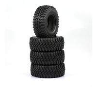 QWHTYO RC Car Tires Tyre Rims Compatible With Axial For SCX10 AXI03007 D90 D110 For Tamiya CC01 4PCS 100MM Rubber 1.9 Wheel Tires For 1:10 RC Crawler Car